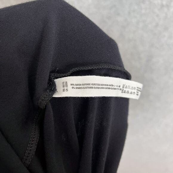 Free People Beach Black Jersey Knit Strapless Wrapped Jumpsuit Dress Size Medium - Picture 8 of 11